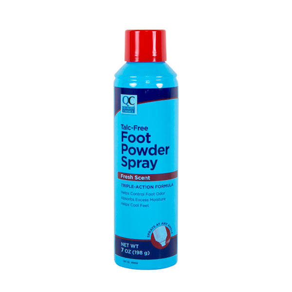 Foot Powder Spray Talc-Free, 7 oz, QC95291