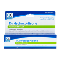 Hydrocortisone Max-Strength 1% Cream, 1 oz, QC99260