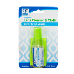 Eyeglass Spray Cleaner & Cloth, 0.5 oz, QC99109