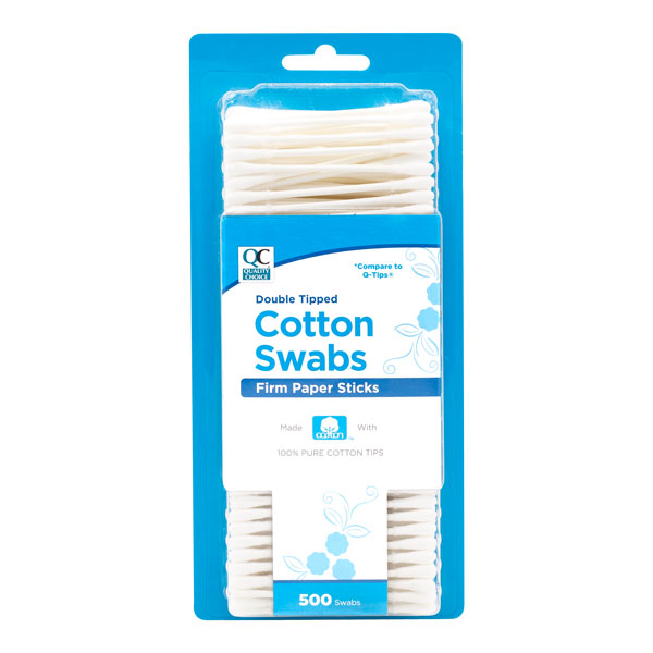 Cotton Swabs Paper Sticks, 500 ct, QC98459