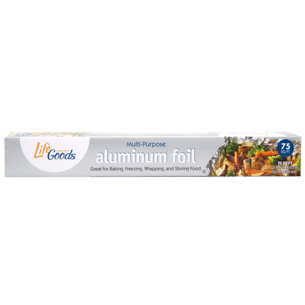 LifeGoods Aluminum Foil 12", 75 sqft, QC60059