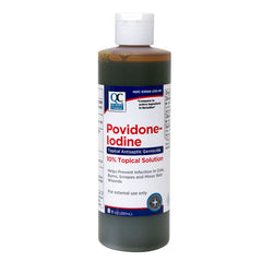 Povidone Iodine 10% Topical Solution, 8 oz, QC99230