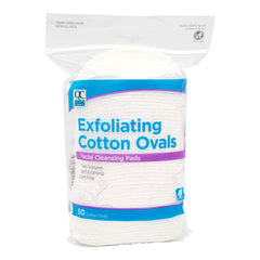 Cotton Exfoliating Facial Cleansing Pads, 50 ct QC99896