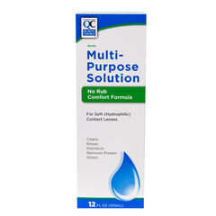 Sterile Multi-Purpose No Rub Solution, 12 oz, QC95681