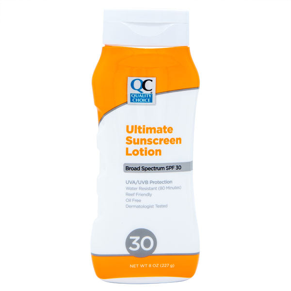 Sunscreen Ultimate SPF 30 Lotion, 8 oz, QC99710