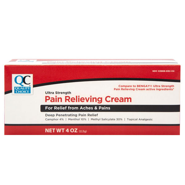 Muscle Rub Ultra-Strength Cream, 4 oz, QC99719