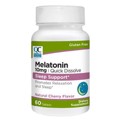 Melatonin 10 mg Quick Dissolve Tablets, Natural Cherry Flavor 60 ct, QC99146
