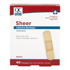 Adhesive Bandages Sheer 3/4
