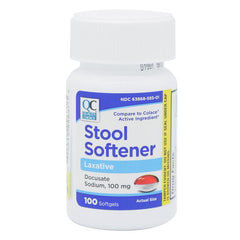 Stool Softener Softgels, 100 ct, QC99637