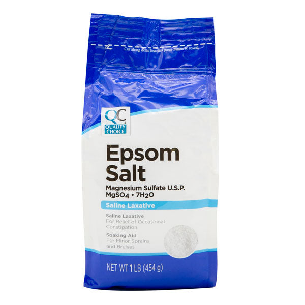 Epsom Salt Pouch, 1 lb, QC90883