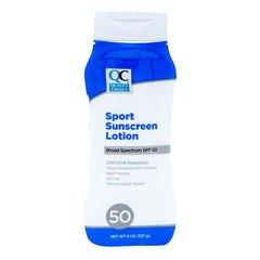 Sunscreen Sport SPF 50 Lotion, 8 oz, QC99711