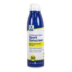 Sunscreen Sport SPF 30 Continuous Spray, 6 oz, QC99648