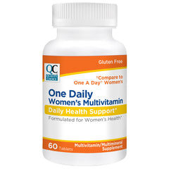One Daily Women's Multivitamin with Calcium & Iron Tablets, 60 ct, QC90159