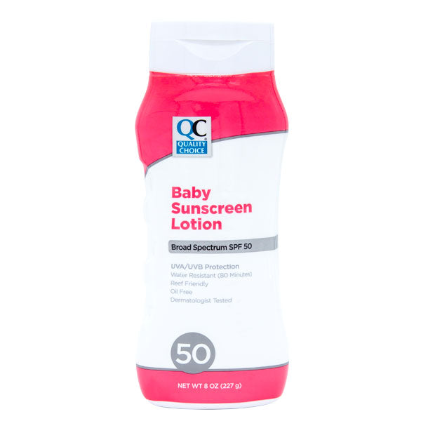 Sunscreen Baby SPF 50 Lotion, 8 oz, QC99732