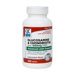 Glucosamine Chondroitin plus 1500 mg MSM Tablets, 120 ct, QC98646