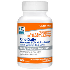 One Daily Women's 50+ Multivitamin plus C & Zinc Tablets, 60 ct, QC96684