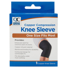 Copper Compression Knee Sleeve OSFM, 1 ct, QC99782