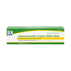Hemorrhoidal Max-Strength Cream with Aloe, 0.9 oz, QC99125