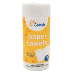 LifeGoods Paper Towel Full Sheet Printed, 70 Sheets, 1 ct, QC60023