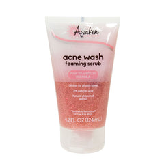 Acne Wash Oil-Free Pink Grapefruit Foaming Scrub, 4.2 oz, QC98836