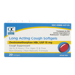 Long-Acting Cough Softgels, 20 ct, QC99612