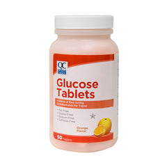 Glucose Tablets, Orange Flavor, 50 ct, QC99281