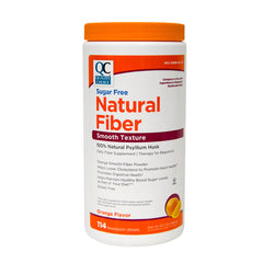 Natural Fiber Powder Smooth Sugar-Free, Orange Flavor, 114 Doses, 23.3 oz, QC99277