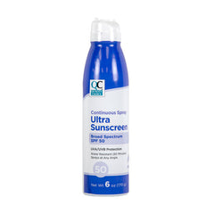 Sunscreen SPF 50 Continuous Spray, 6 oz, QC99649
