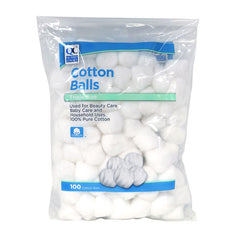 Cotton Balls Triple Size, 100 ct, QC98321